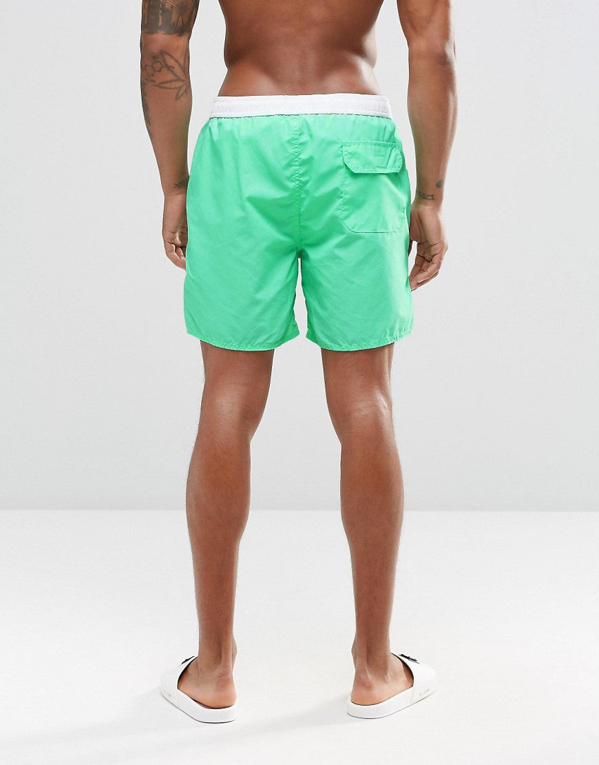 Swim Shorts In Mint Green